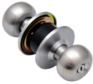 Round Cylindrical Bathroom Keyless Lock (SS304)